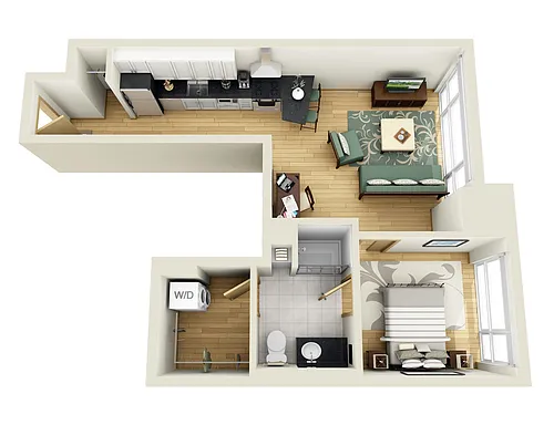 Floor plan NoLo South - A1