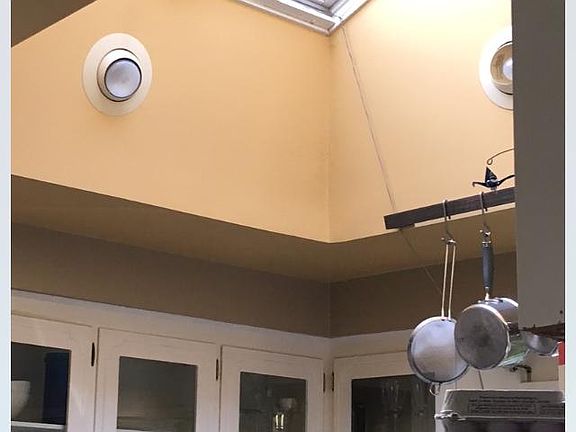 Skylight in kitchen opens