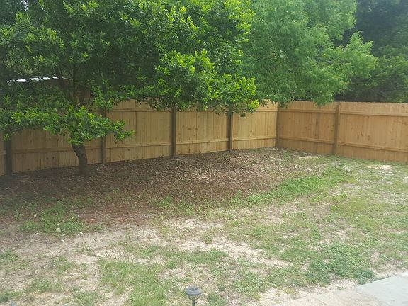 Private backyard
