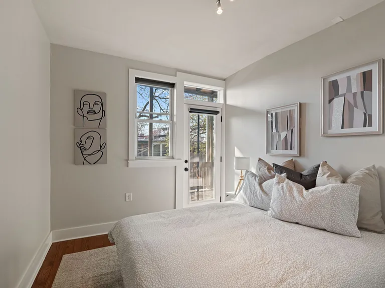 Bedroom #1 with 2nd Floor Deck