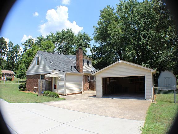 Back of home and Garage