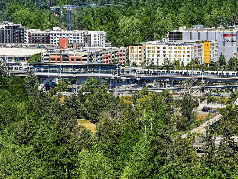 1 mile to the Northgate Light Rail Station.