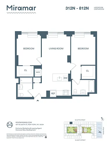 Floor plan 312N-812N