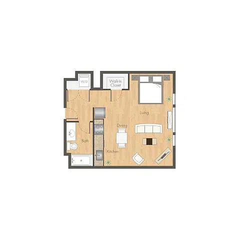 Floor plan Studio A5