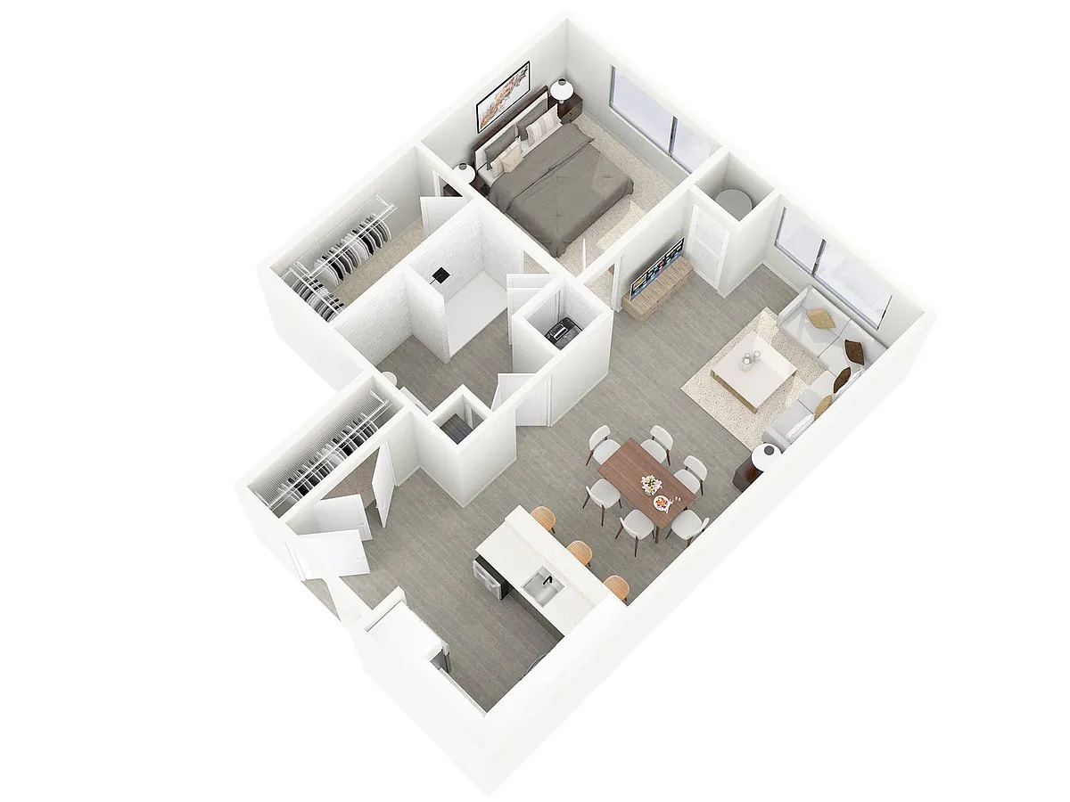 Floor plan One Bedroom
