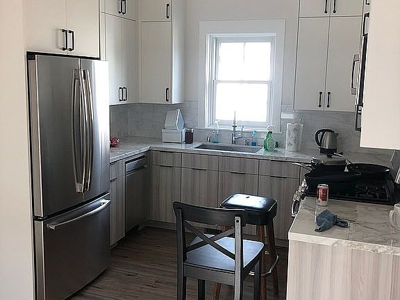 Pretty new kitchen with stor