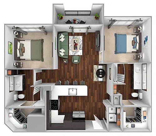 Floor plan B1