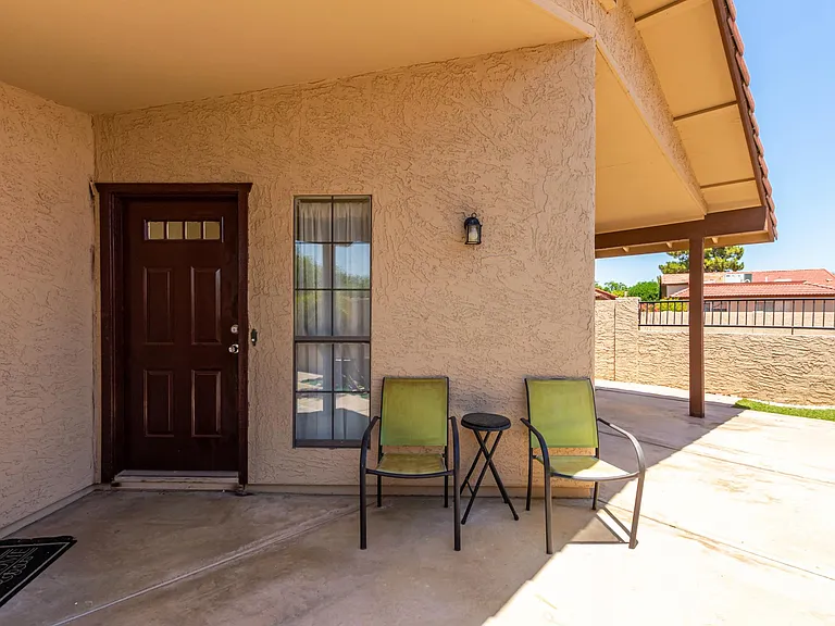 Front Patio - Front Door
