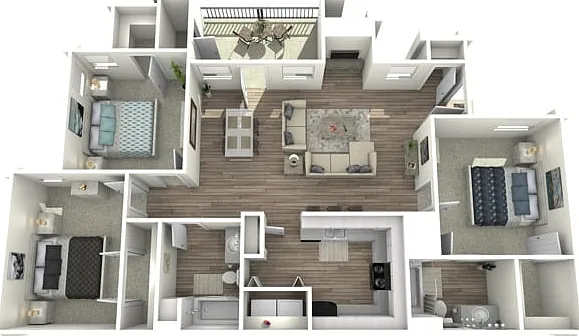 3 Bedroom Apartment | C1 3 Bedroom Apartment | C1