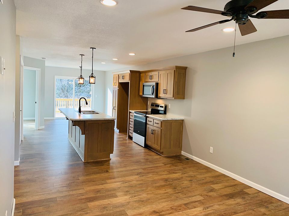 Open floor plan. 