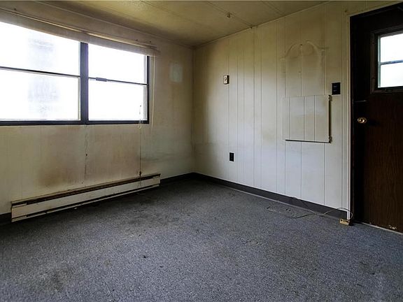 Bedroom with exit door