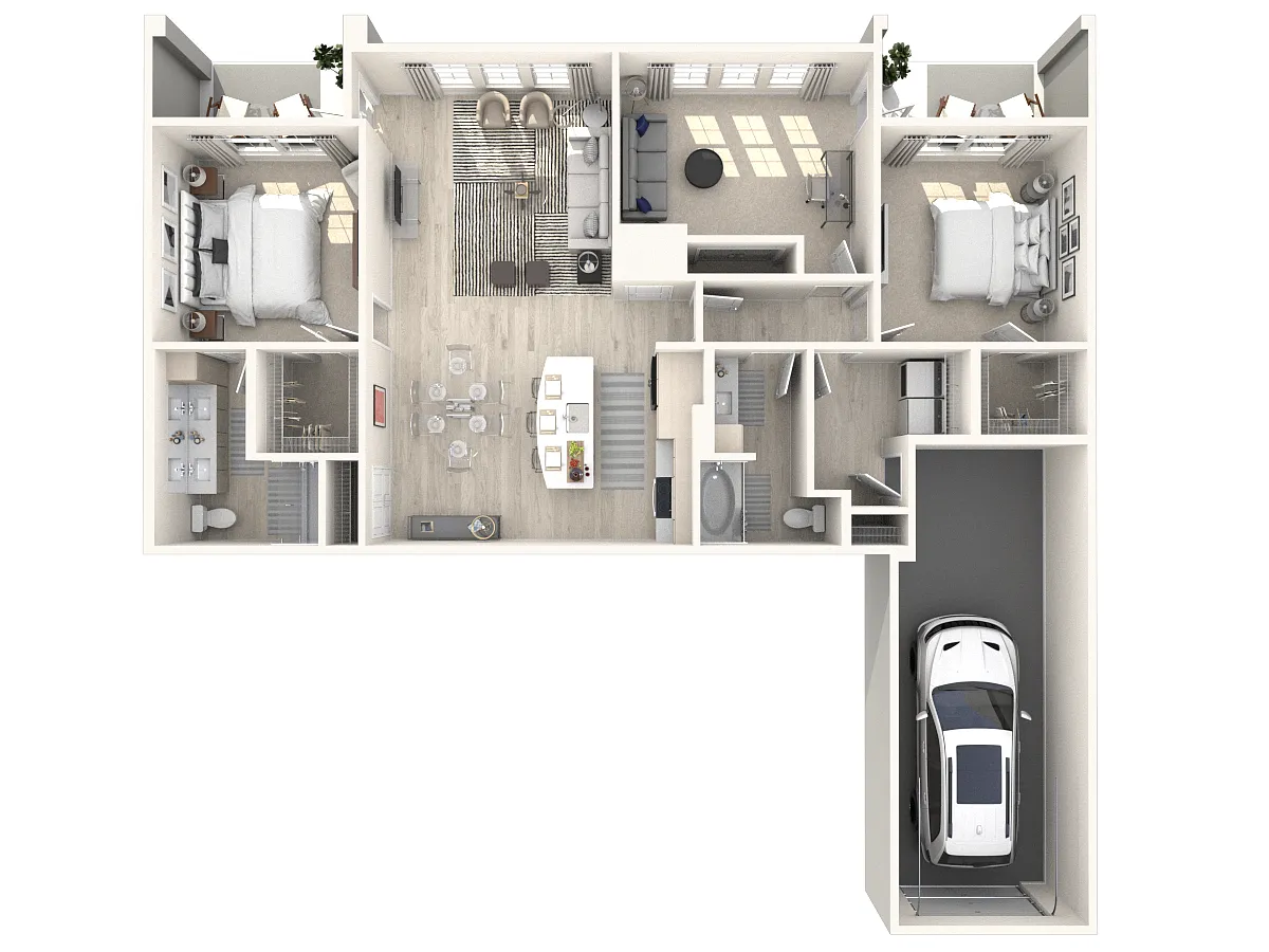 Floor plan D1 - Rhapsody