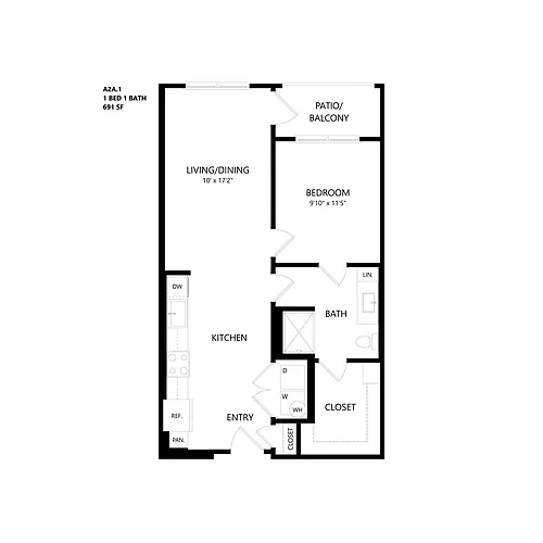 Floor plan A2A.1