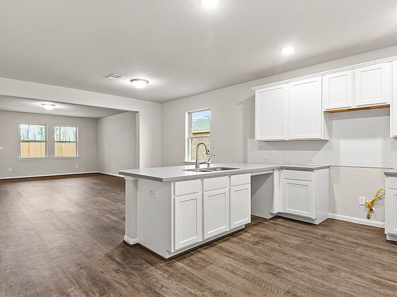 Abundant cabinet and counterspace