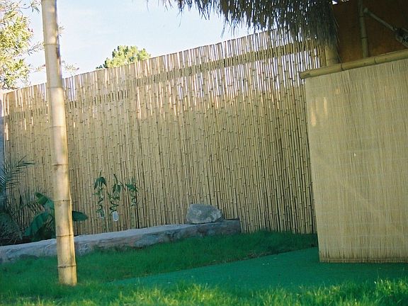 imported bamboo provacy fence
