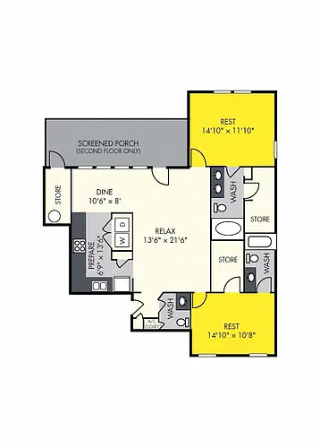 Floor plan Hawthorne