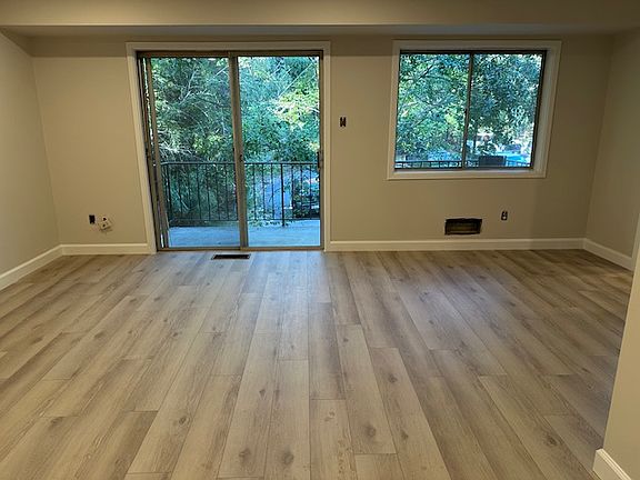 Living room and dining room view