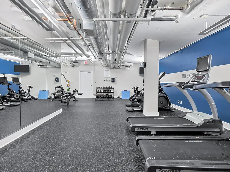 Updated Fitness Center with Cardio and Strength Training Equipment