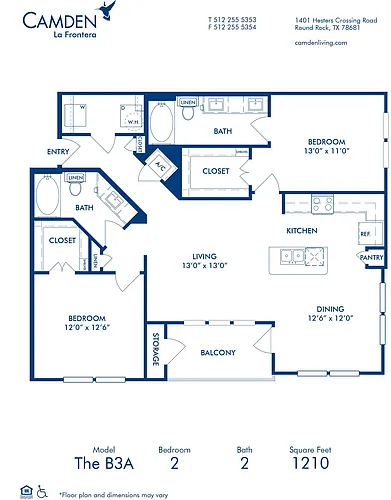 Floor plan B3A
