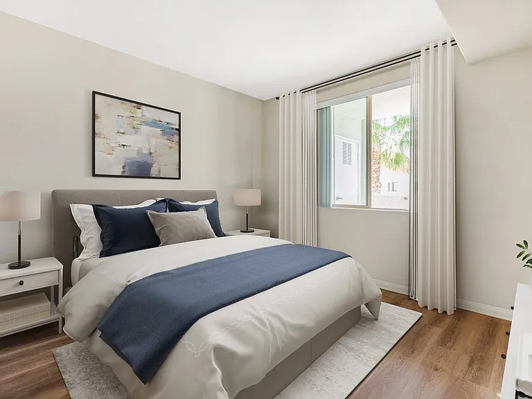 Classic Package II bedroom with hard surface flooring