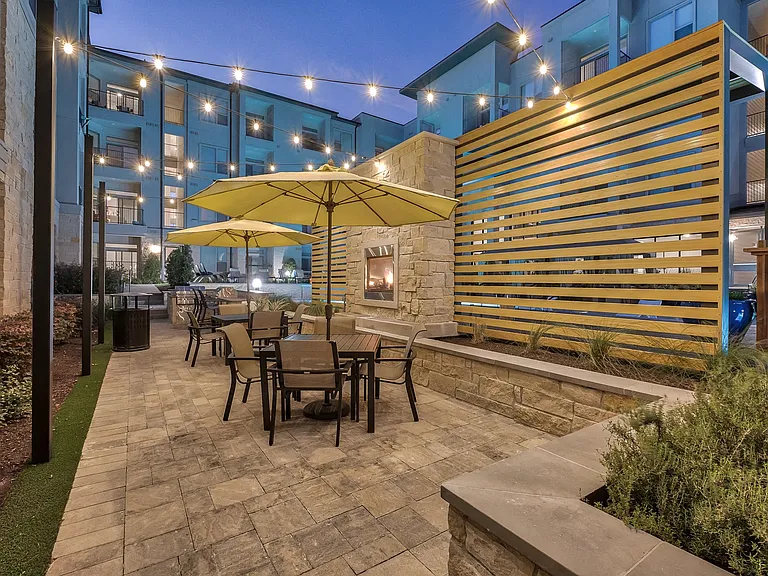 Outdoor grilling area to host family and friends