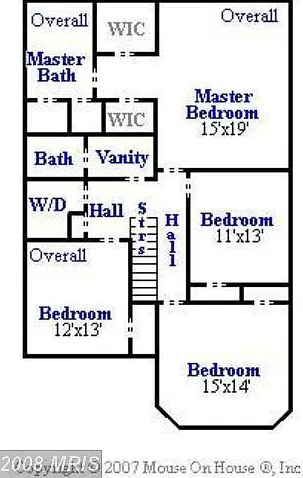 Upper Level Floorplan