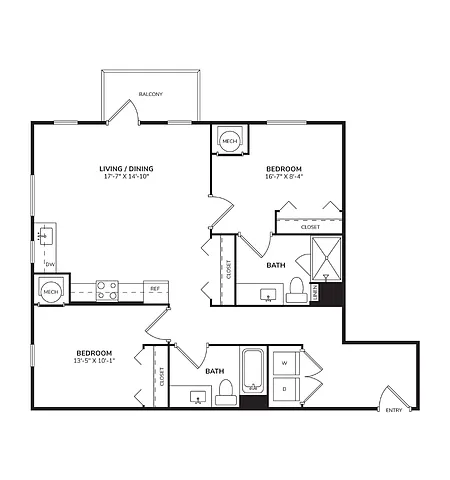 Floor plan B2
