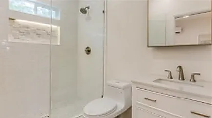Master bath shower/vaniyt