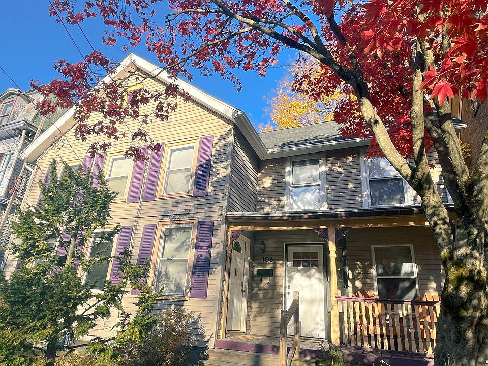 classic Kingston duplex on one of Rondout's quietest, tree-lined streets