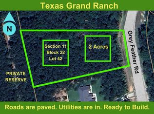 11-22-42 Grey Feather Rd LOT 42, Huntsville, TX 77340