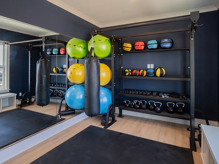 Yoga Studio that is part of the Fitness Center, inside the Clubhouse