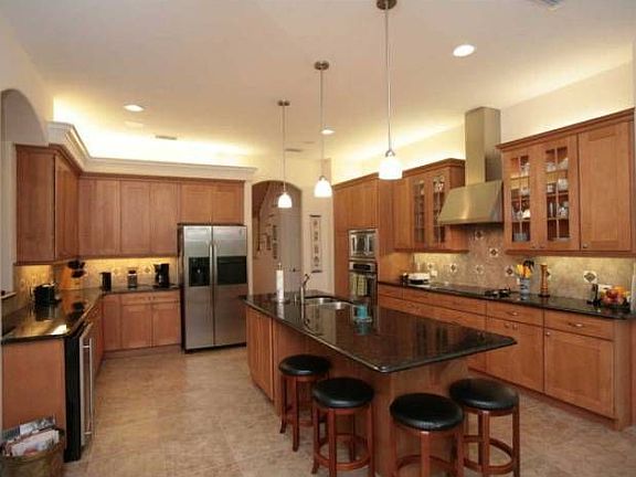Large open kitchen
