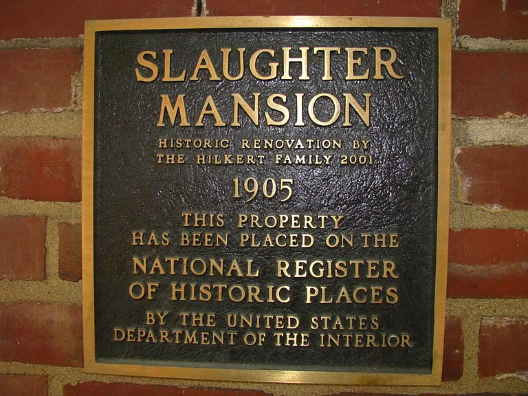 Plaque Recognizing House on Register of Historic Places