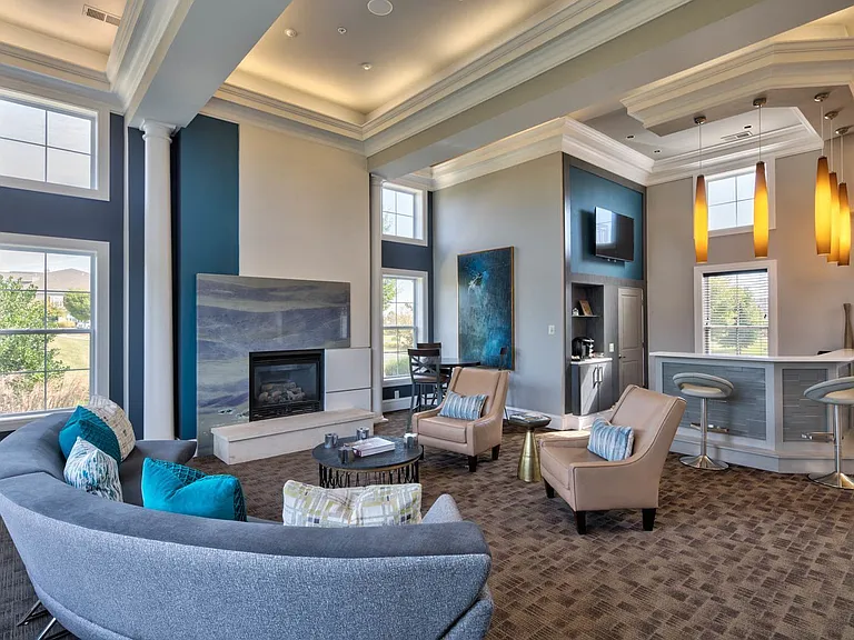 Clubhouse lounge