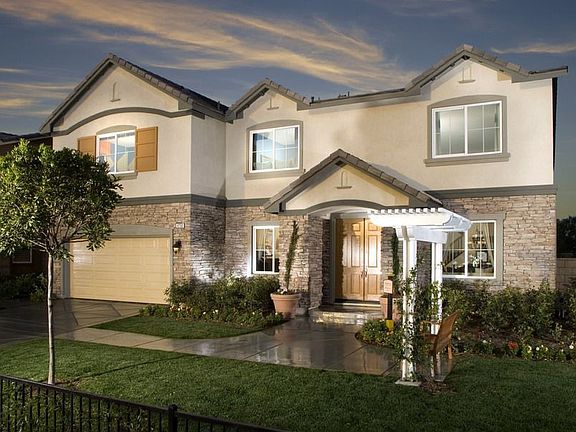 exterior of model home