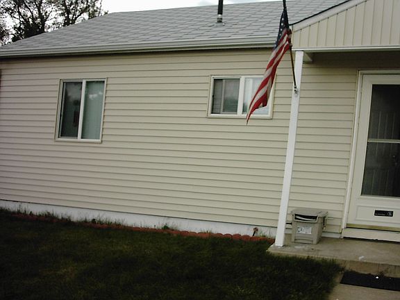 front left side of house 