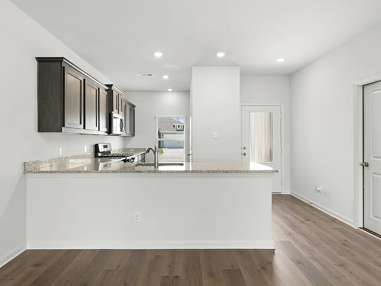 The upgraded kitchen in the Driftwood is the perfect space to make meals special.