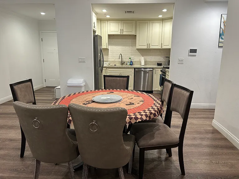 Kitchen and dining area