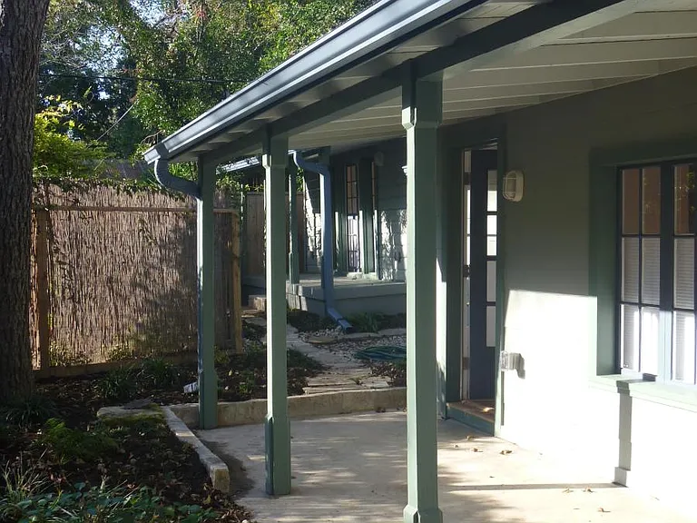 House porch and studio porch