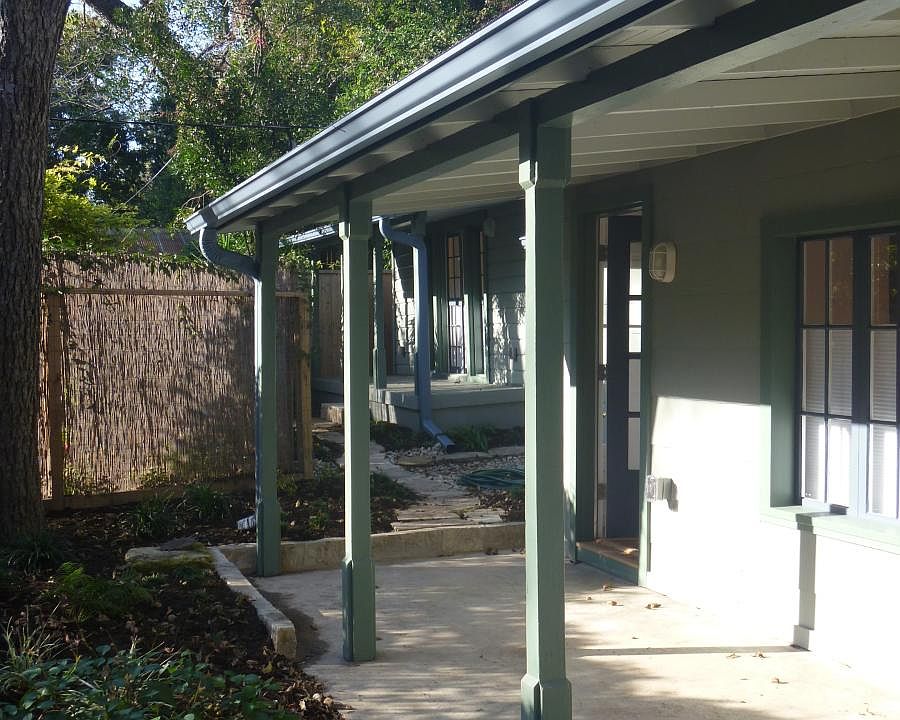 House porch and studio porch
