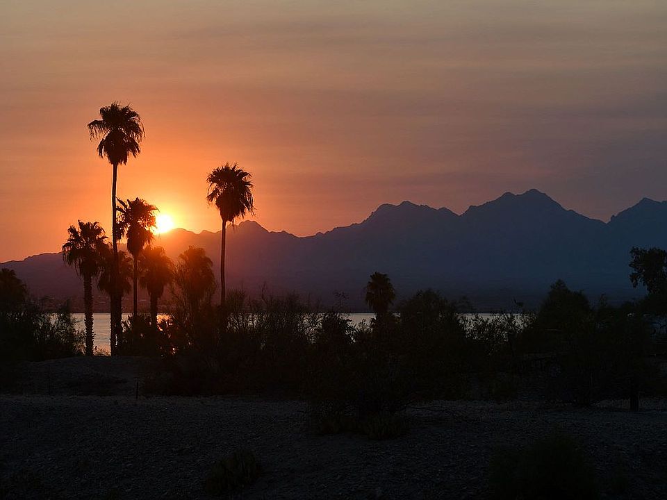 Sunset view from porch