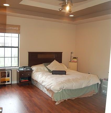 Master Bedroom with Tray Ceilings