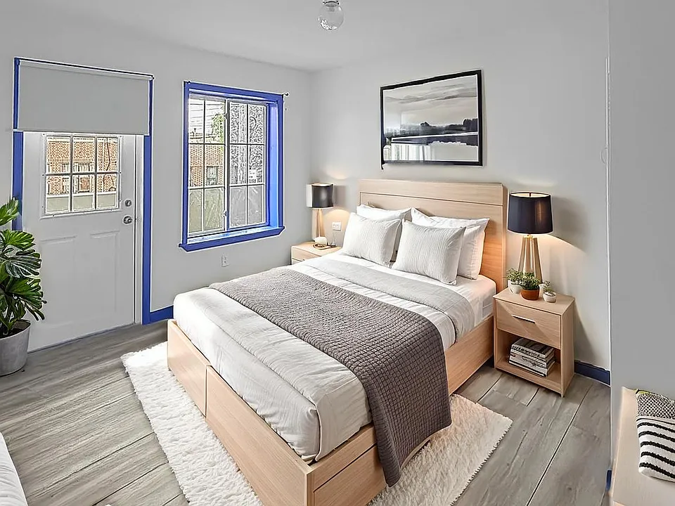 1ST BEDROOM / WITH BALCONY (STAGED)