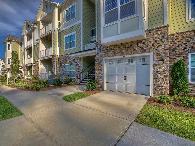 Residential building with private garages