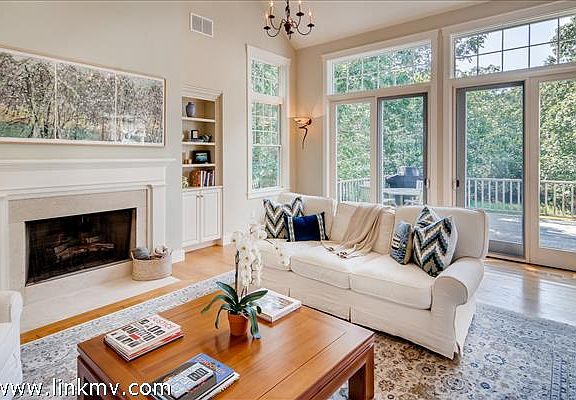 with sliders leading to the back deck.