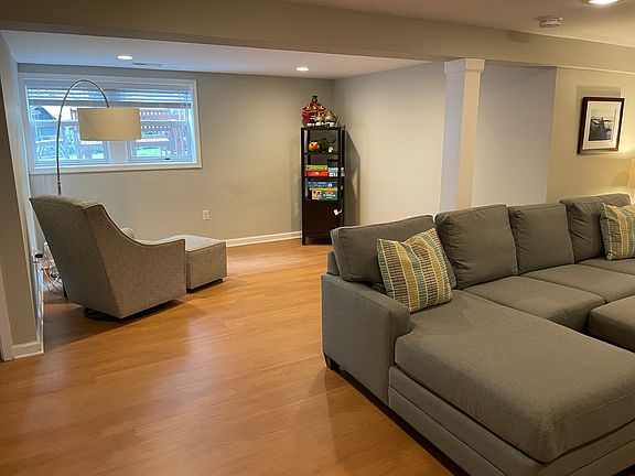 Updated, finished basement with two offices/bedrooms and a bathroom