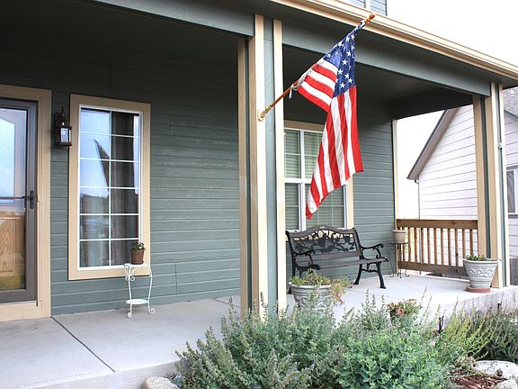 Welcoming front porch