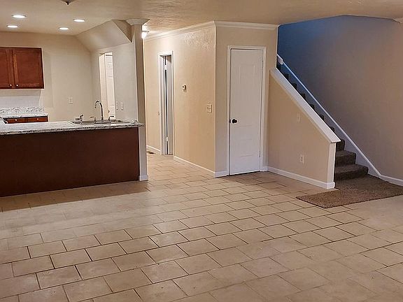 Large living open to kitchen