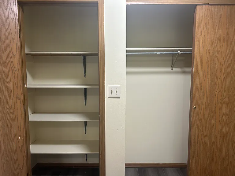 Entry way closet and pantry