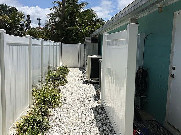 Outside shower